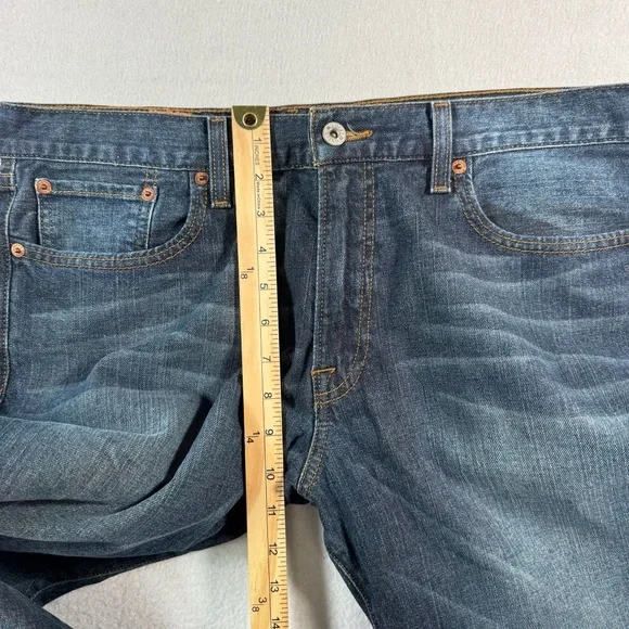 Lucky Brand Jeans Mens 34 Vintage Straight Mid Rise Dark Wash - Picture 9 of 13
